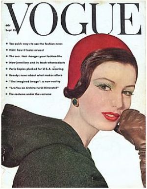 Vintage Vogue magazine covers - wah4mi0ae4yauslife.com - Vintage Vogue September 1961 - Dorothea McGowa.jpg